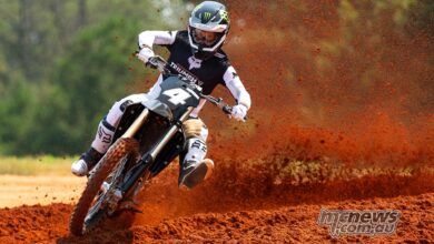 Ricky Carmichael rides Triumph MX bike in new action video