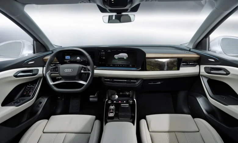 2025 Audi Q6 E-Tron shows off a new interior for brand's EVs