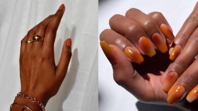 Suddenly the Burnt-Orange Nail Trend Is Everywhere I Look