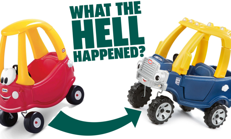 Even The Little Tikes Cozy Coupe Isn't Safe From Truckification
