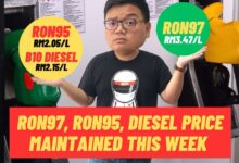 RON97 petrol price September 2023 week five update – price of premium fuel unchanged; RM3.47 per litre