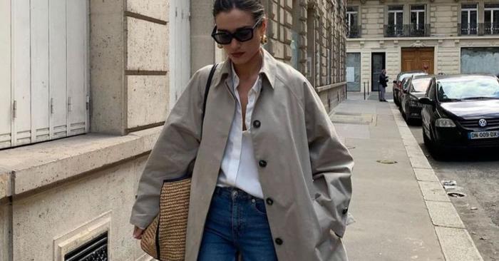Grey Trench Coats Are Autumn's Newest Coat Trend