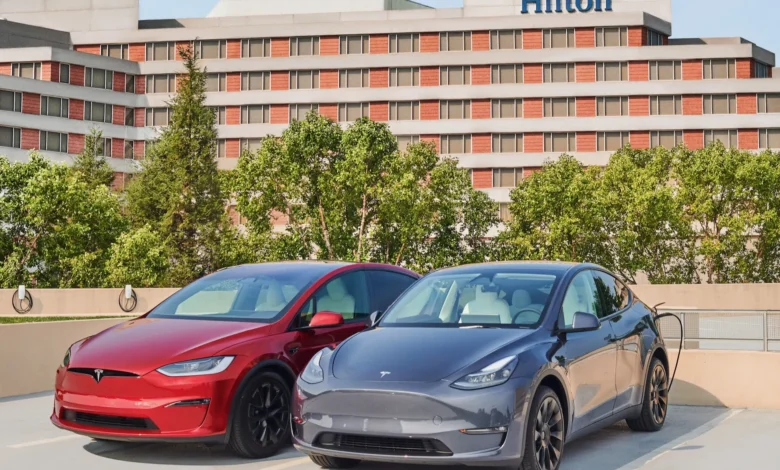Hilton Hotels' 20,000 Tesla chargers offer EVs an overnight charge