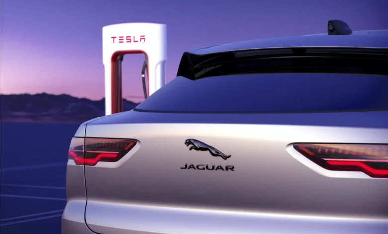 Jaguar EVs will get Tesla charge port, Supercharger access