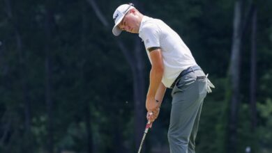 2023 Fortinet Championship: Justin Thomas rusty in PGA Tour return as he chases Round 1 leader Lucas Herbert