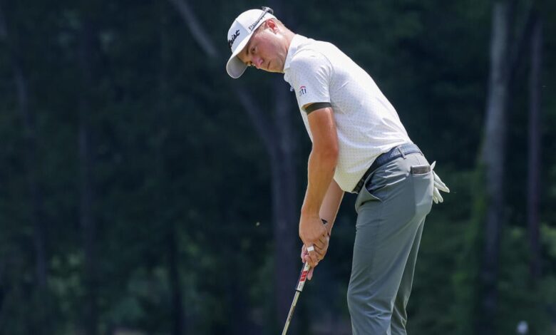 2023 Fortinet Championship: Justin Thomas rusty in PGA Tour return as he chases Round 1 leader Lucas Herbert