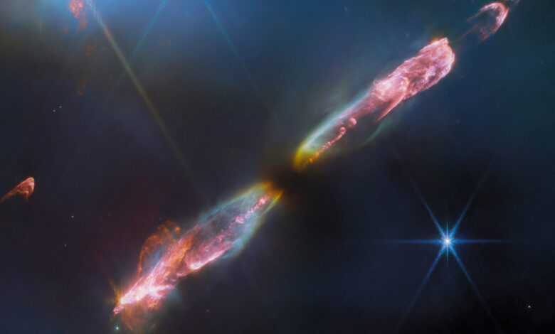 NASA releases new image of newborn star : NPR