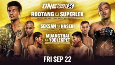 Rodtang Jitmuangnon vs Superlek Kiatmuu9 full fight video ONE Friday Fights 34 poster