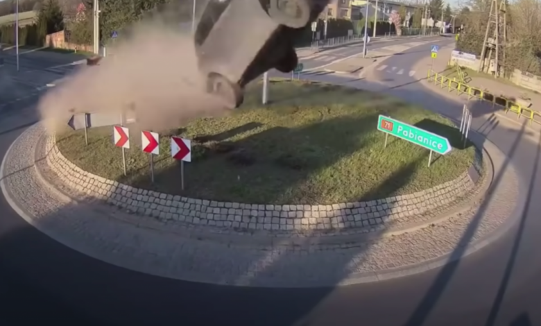 Is it legal to drive over a roundabout?