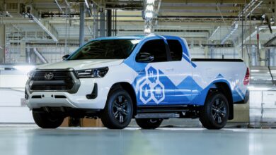 Toyota reveals hydrogen fuel-cell electric pickup truck