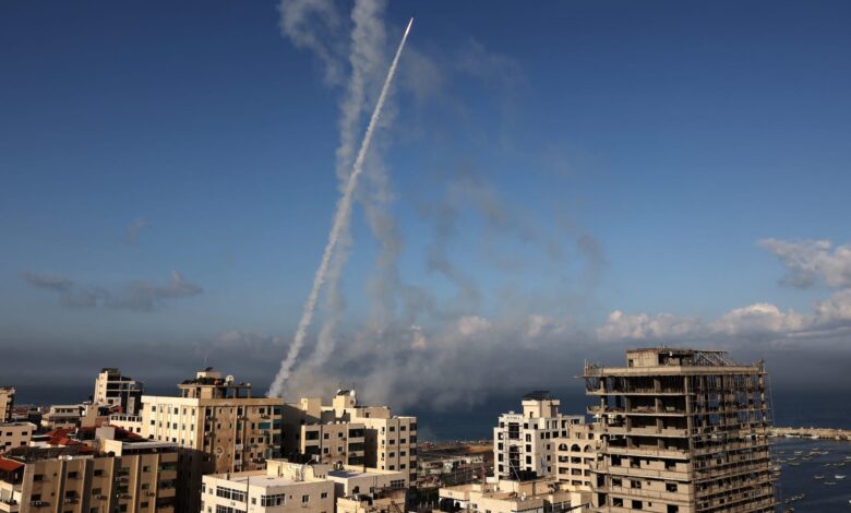 Hamas surprise attack on Israel in photos
