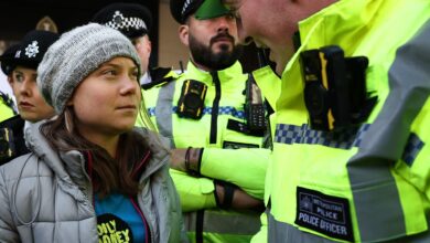 Climate activist Greta Thunberg arrested at London protest