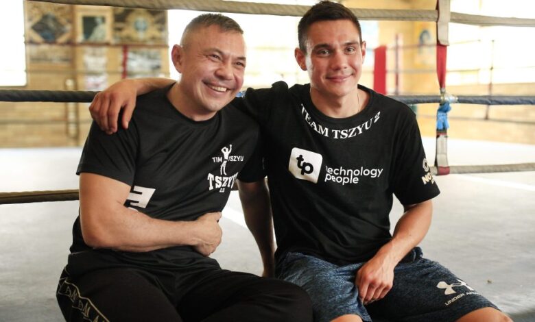 How do Tim and Kostya Tszyu compare at same point of careers?