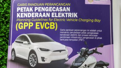 Malaysian guidelines for EV charging bays detailed in GPP EVCB – planning and design, processes listed