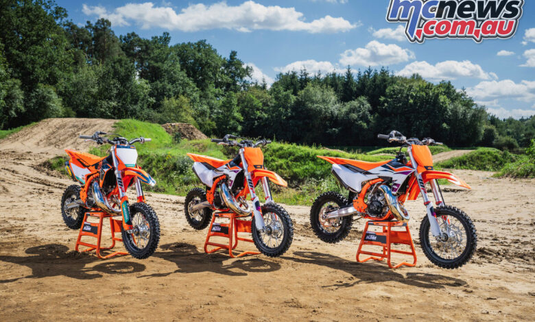 Updates on the way for KTM's Mini SX range in 2024