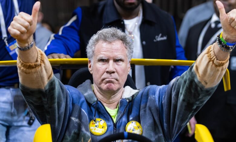 Will Ferrell Fills in as DJ at a USC Frat Party