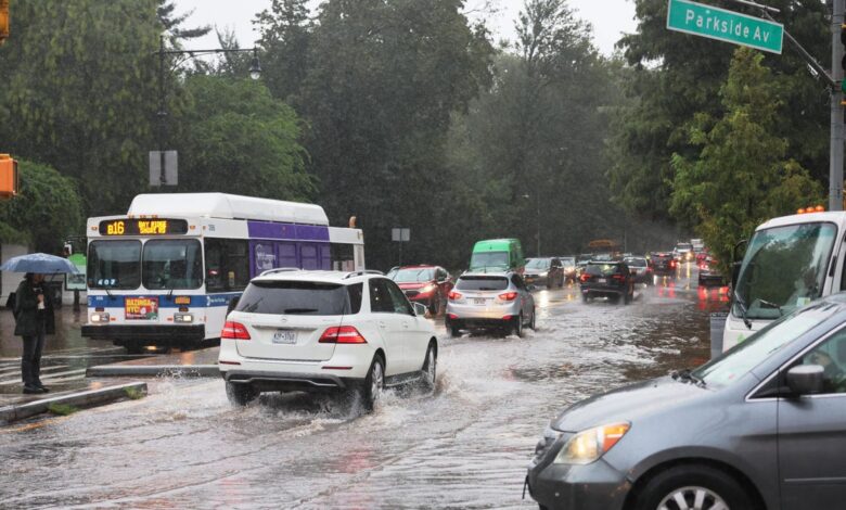 Rain Is Drowning New York City Transportation