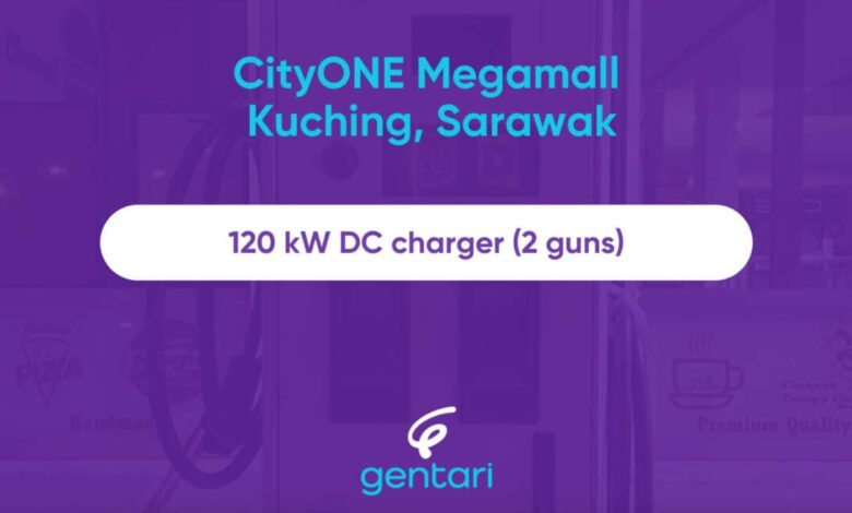 Gentari 120 kW DC charger now in Kuching, Sarawak