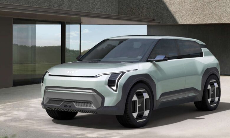 Kia Concept EV3, Concept EV4 unveiled - concepts suggest design direction for future SUV, sedan models