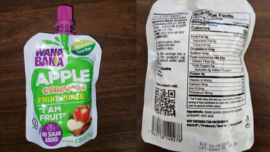 FDA warns WanaBana fruit pouches contain high lead levels, endangering children : NPR