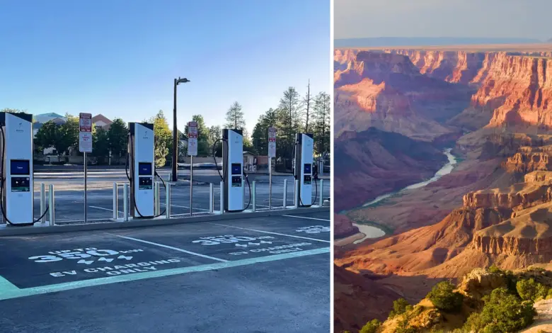 Electrify America opens 350-kw EV fast charger at Grand Canyon