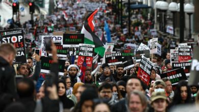 London pro-Palestinian protests demand an end to Gaza siege : NPR