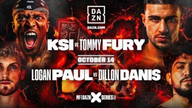 KSI vs Tommy Fury full fight video poster 2023-10-14