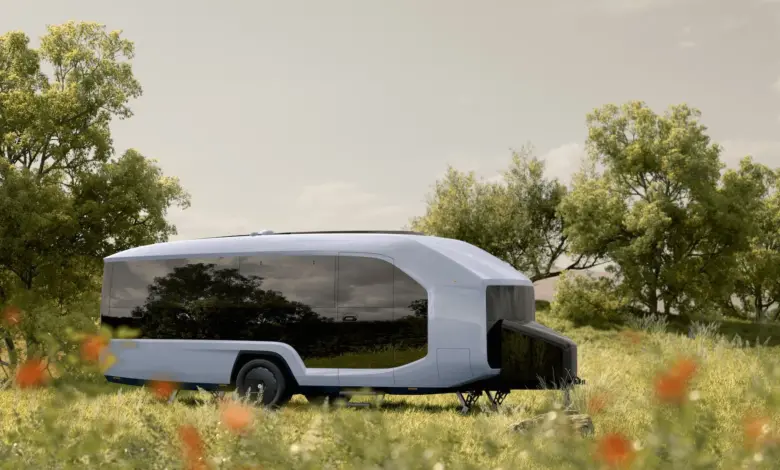 Solar-charged Pebble Flow joins off-grid EV travel trailer rivalry