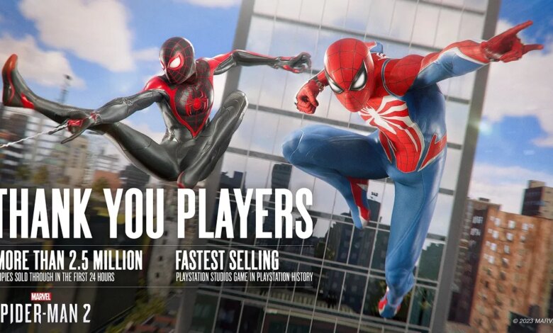 marvel's spider-man 2 sales