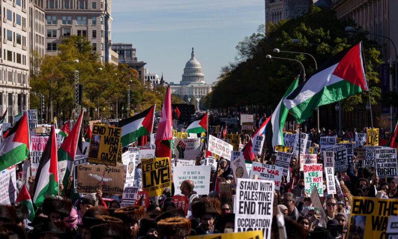 Thousands Across U.S. Protest Israel’s Retaliation in Gaza
