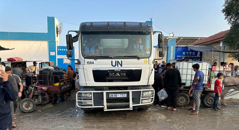 Fuel restrictions curtail Gaza aid efforts amid attacks on UN schools and evacuation plans for Al-Shifa Hospital