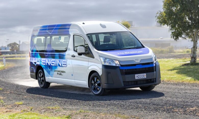 Hydrogen Toyota HiAce makes global debut in Australia