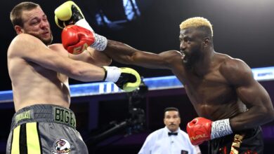 Efe Ajagba dominates, takes out Joseph Goodall in fourth round