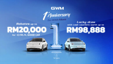 Celebrate the 1st anniversary of Great Wall Motor Malaysia with rebates up to RM20k on Ora Good Cat