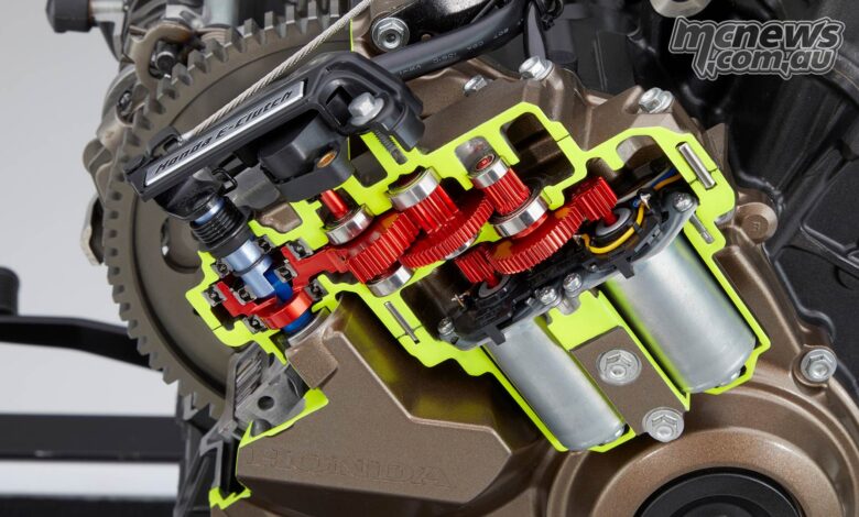 More on Honda's new E-Clutch system available for CB650R and CBR650R in 2024