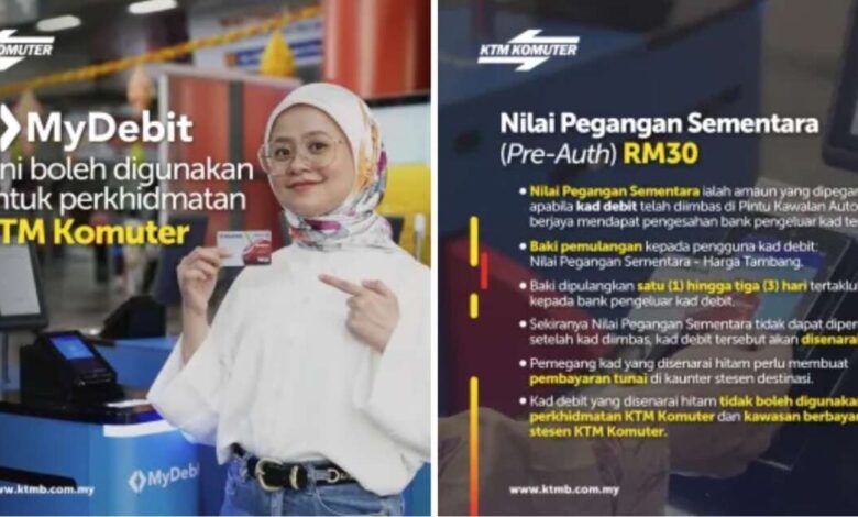 Credit card payment for KTM Komuter by end Nov; Apple Pay, Samsung Pay will be accepted early 2024