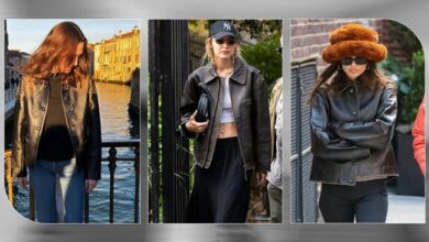 Alexa, EmRata and Gigi Own Mango Leather Jackets