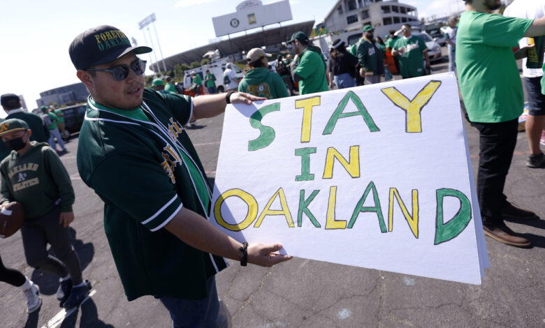 MLB has unanimously voted to move the Oakland Athletics to Las Vegas : NPR