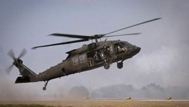 5 U.S. service members killed in helicopter crash in Mediterranean Sea : NPR
