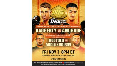 Jonathan Haggerty vs Fabrício Andrade full fight video ONE Fight Night 16 poster