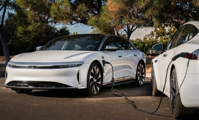 Lucid Air has range to spare—for charging other EVs