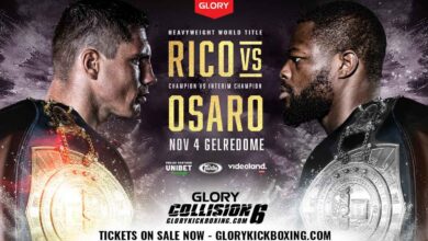 Rico Verhoeven vs Tariq Osaro full fight video Glory Collision 6 poster