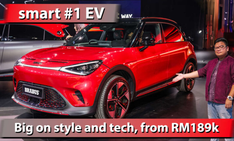 2024 smart #1 in Malaysia - walk-around video tour of EV, up to 440 km range, 428 PS Brabus, from RM189k