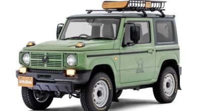 This kit turns your Suzuki Jimny into a baby G-Wagen