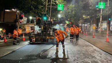 The surprising secret ingredient in Sydney's resurfaced roads