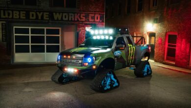 Ken Block's Absurd 650-HP Tank Track Raptor Can Be Yours