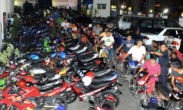 JSPT KL conducts mass inspection of seized bikes