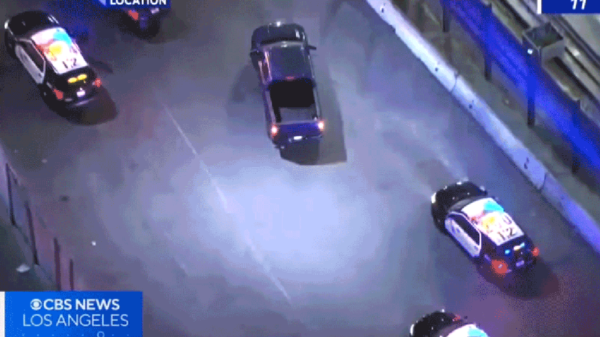 Suspect Pulls A GTA Move And Reverses Away From Police During Chase