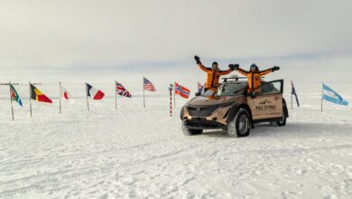 First Car To Drive 18,500-Mile Between Poles
