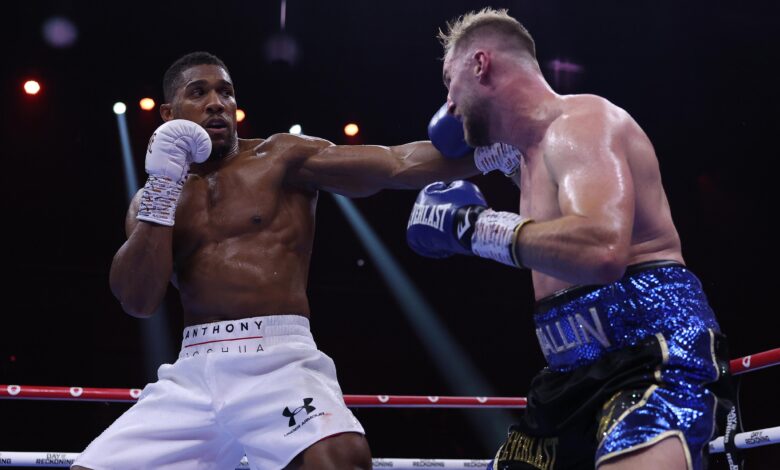 Anthony Joshua Returns To Form, Stops Otto Wallin In Five
